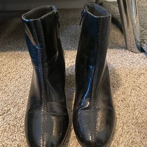 Clarks Black Ankle Boots